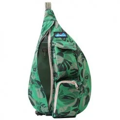 Kavu Mini Rope Sling Bag - Monstera Garden Triathlon 6 Kavu Mini Rope Sling Bag - Monstera Garden Triathlon