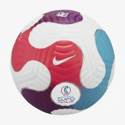 UEFA Nike Flight Soccer Ball- White/Racer Pink/Blue