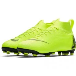 Nike Youth JR Superfly 6 Elite FG Soccer Cleat - Volt/Black 11 Nike Youth JR Superfly 6 Elite FG Soccer Cleat - Volt/Black