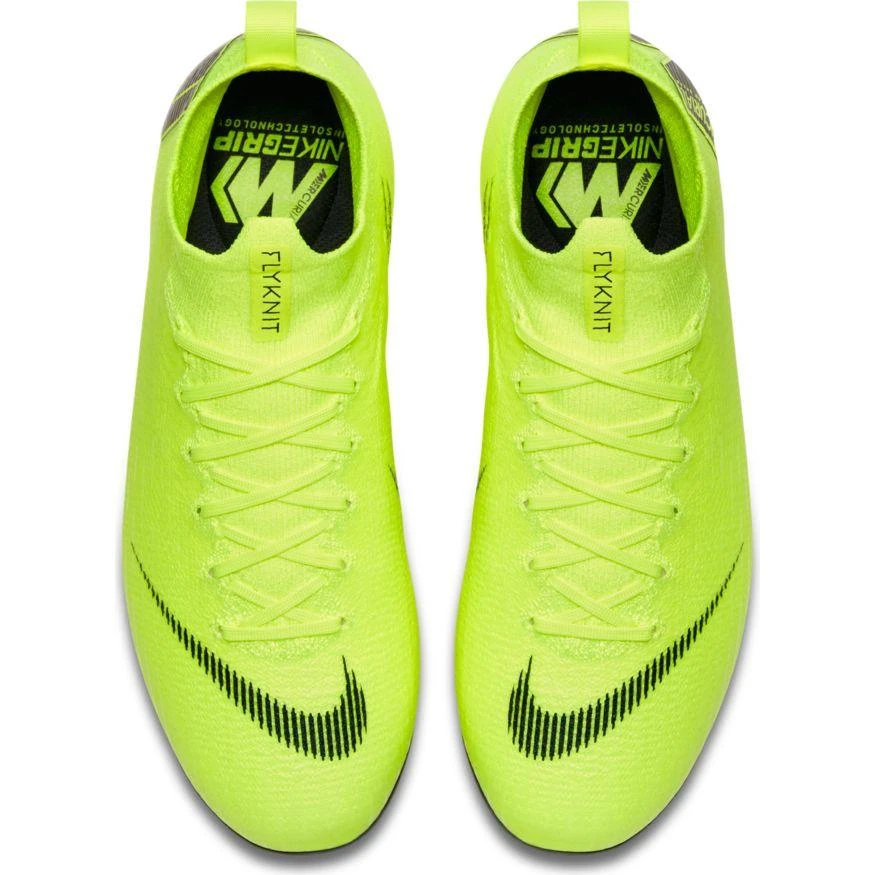 Nike Youth JR Superfly 6 Elite FG Soccer Cleat - Volt/Black 6 Nike Youth JR Superfly 6 Elite FG Soccer Cleat - Volt/Black
