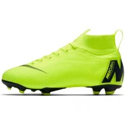 Nike Youth JR Superfly 6 Elite FG Soccer Cleat - Volt/Black 14 Nike Youth JR Superfly 6 Elite FG Soccer Cleat - Volt/Black