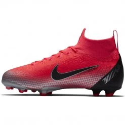 Nike Youth JR Superfly 6 Elite CR7 FG Soccer Cleat - Flash Crimson/Chrome/Dark Grey/Black 13 Nike Youth JR Superfly 6 Elite CR7 FG Soccer Cleat - Flash Crimson/Chrome/Dark Grey/Black