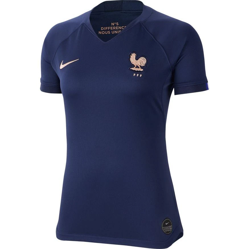 Nike Women's France 2019 Away Stadium Jersey - Midnight Navy Fanwear 1 Nike Women's France 2019 Away Stadium Jersey - Midnight Navy Fanwear