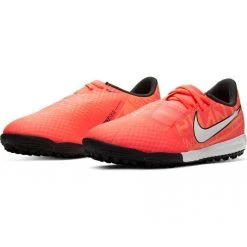 Nike Jr. Phantom Venom Academy TF Soccer Cleat - Bright Mango/White/Orange Pulse/Anthracite