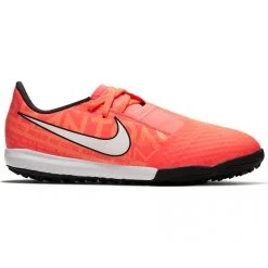 Nike Jr. Phantom Venom Academy TF Soccer Cleat - Bright Mango/White/Orange Pulse/Anthracite