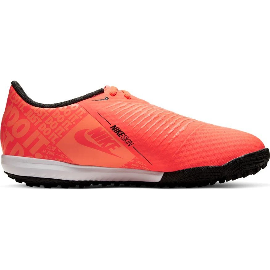 Nike Jr. Phantom Venom Academy TF Soccer Cleat - Bright Mango/White/Orange Pulse/Anthracite 5 Nike Jr. Phantom Venom Academy TF Soccer Cleat - Bright Mango/White/Orange Pulse/Anthracite