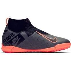 Nike Jr. Phantom Vision Academy Dynamic Fit TF Soccer Cleat - Dark Grey/Black/Bright Mango Youth 10 Nike Jr. Phantom Vision Academy Dynamic Fit TF Soccer Cleat - Dark Grey/Black/Bright Mango Youth