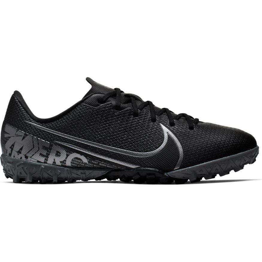 Nike Jr. Mercurial Vapor 13 Academy TF Soccer Cleat - Black/Cool Grey/Metallic Cool Grey Youth 1 Nike Jr. Mercurial Vapor 13 Academy TF Soccer Cleat - Black/Cool Grey/Metallic Cool Grey Youth