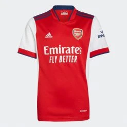 Adidas Youth Arsenal 2021/22 Home Jersey - White/Scarlet