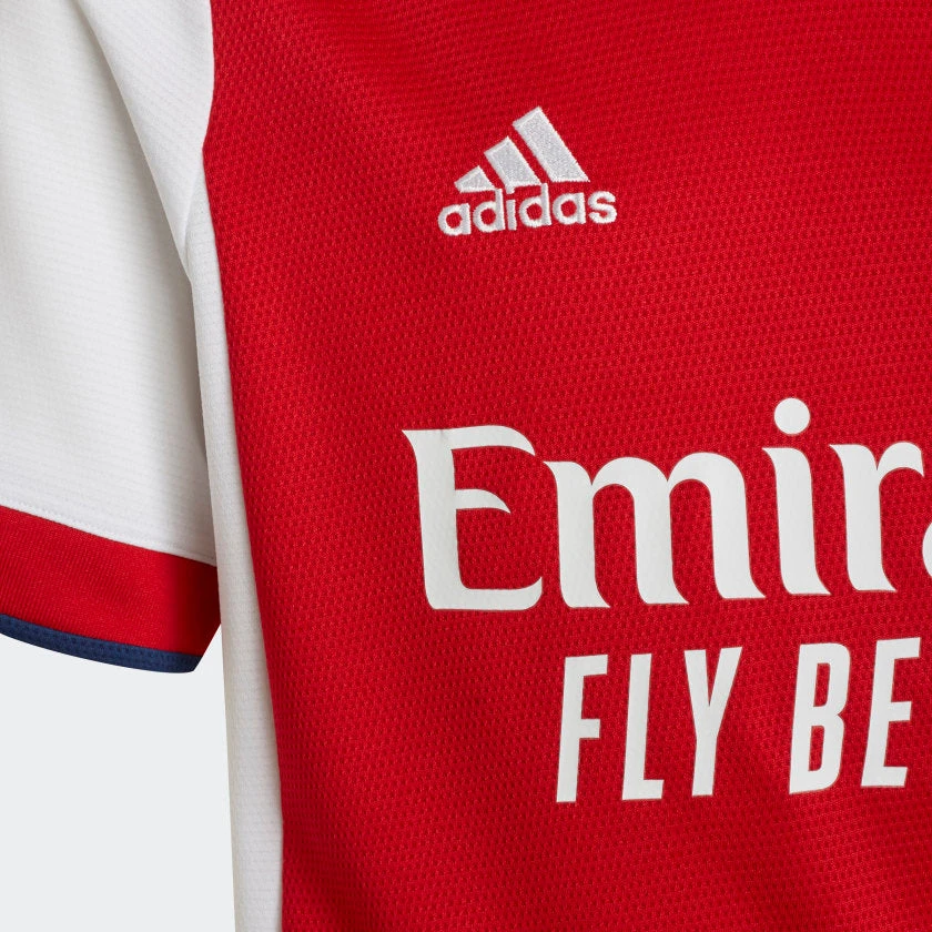 Adidas Youth Arsenal 2021/22 Home Jersey - White/Scarlet 4 Adidas Youth Arsenal 2021/22 Home Jersey - White/Scarlet