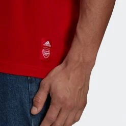 Adidas Arsenal FC Tee - Scarlet 11 Adidas Arsenal FC Tee - Scarlet