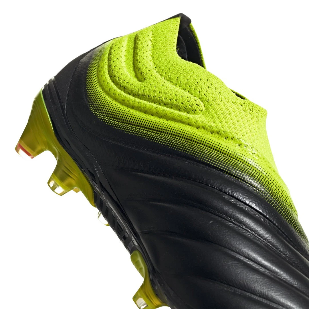Adidas Men's Copa 19+ FG Soccer Boot - Core Black/Solar Yellow 5 Adidas Men's Copa 19+ FG Soccer Boot - Core Black/Solar Yellow