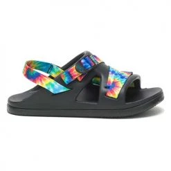 Chaco Youth Big Kids' Chillos Sport-Sandals- Dark Tie Dye