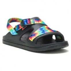 Chaco Youth Big Kids' Chillos Sport-Sandals- Dark Tie Dye