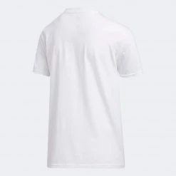 Adidas Youth Amplifier Short Sleeve Sleeve Logo Tee - White