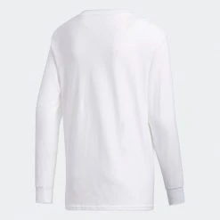 Adidas Youth Amplifier Long-Sleeve Tee - White
