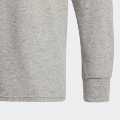 Adidas Youth Amplifier Long-Sleeve Tee - Medium Heather Grey 7 Adidas Youth Amplifier Long-Sleeve Tee - Medium Heather Grey