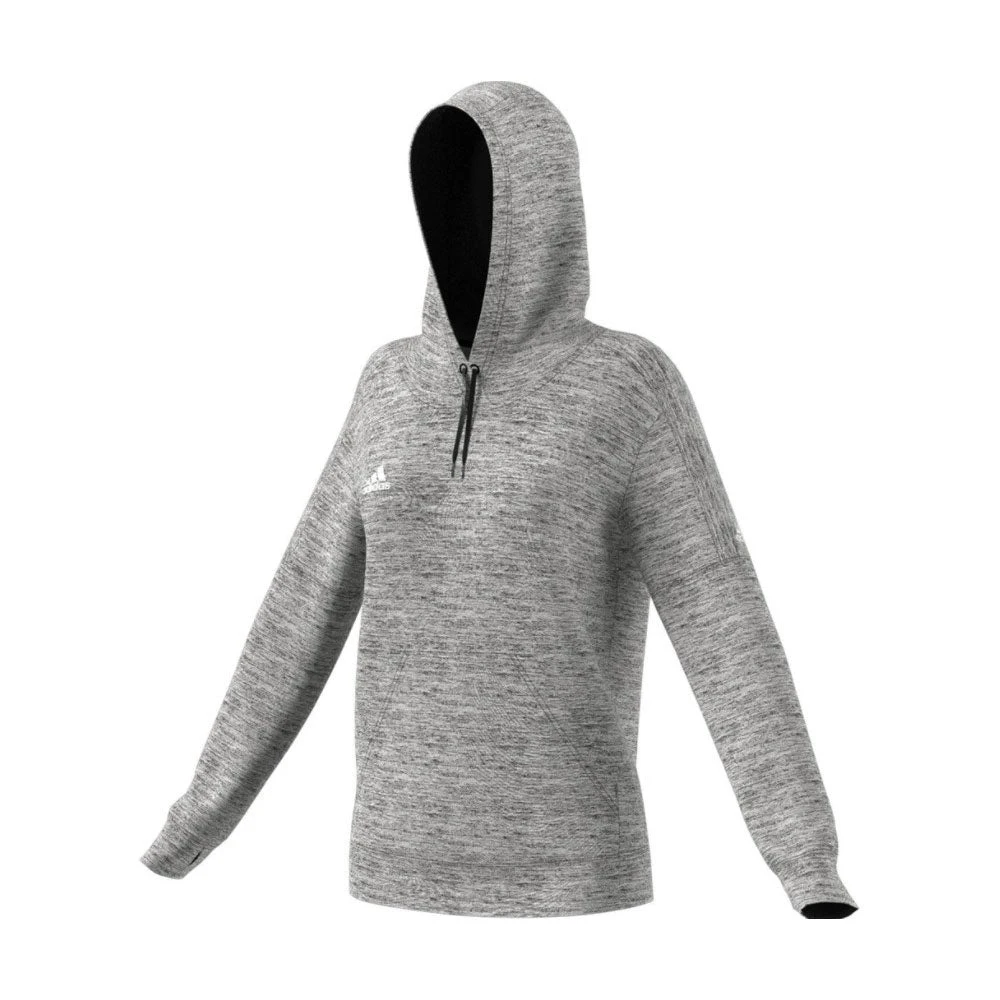 Adidas Women's Soccer Training Apparel Women's Team Issue Pullover - Grey 1 Adidas Women's Soccer Training Apparel Women's Team Issue Pullover - Grey