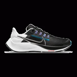 Nike Youth Air Zoom Pegasus 38 Running Shoe - Particle Grey/White/Midnight Navy