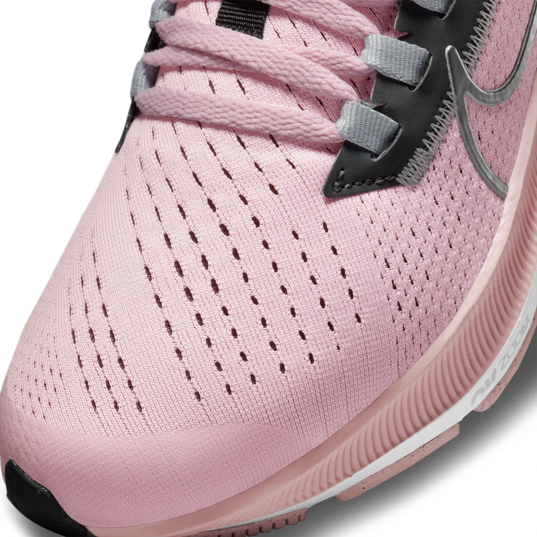 Nike Youth Air Zoom Pegasus 38 Running Shoe - Pink Foam/Metallic Silver/Black 7 Nike Youth Air Zoom Pegasus 38 Running Shoe - Pink Foam/Metallic Silver/Black