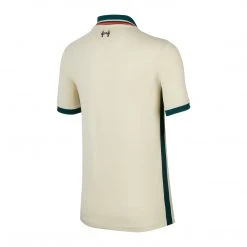 Nike Youth Liverpool FC 2021/22 Away Stadium Jersey - Pale Ivory/Fossil/Bright Crimson