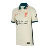 Nike Youth Liverpool FC 2021/22 Away Stadium Jersey - Pale Ivory/Fossil/Bright Crimson