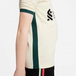 Nike Youth Liverpool FC 2021/22 Away Stadium Jersey - Pale Ivory/Fossil/Bright Crimson 15 Nike Youth Liverpool FC 2021/22 Away Stadium Jersey - Pale Ivory/Fossil/Bright Crimson