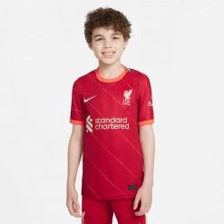 Nike Youth Liverpool FC 2021/22 Stadium Home Jersey - Gym Red/Bright Crimson 14 Nike Youth Liverpool FC 2021/22 Stadium Home Jersey - Gym Red/Bright Crimson