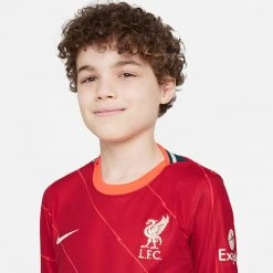 Nike Youth Liverpool FC 2021/22 Stadium Home Jersey - Gym Red/Bright Crimson 16 Nike Youth Liverpool FC 2021/22 Stadium Home Jersey - Gym Red/Bright Crimson