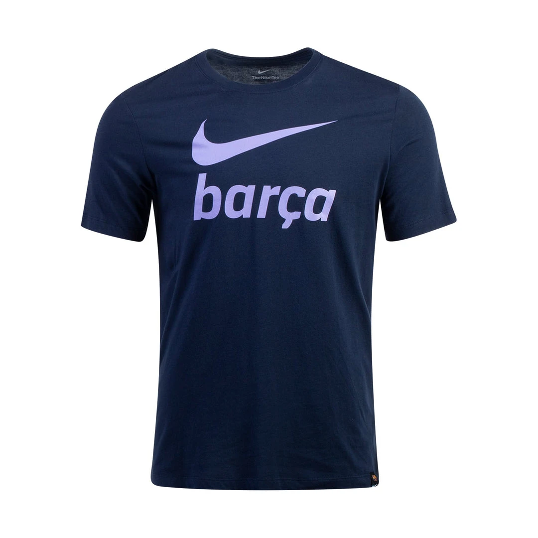 Nike FC Barcelona Swoosh Club T - Obsidian 1 Nike FC Barcelona Swoosh Club T - Obsidian