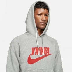 Nike Liverpool FC Heritage Hoody - Dark Steel/Heather/Rush Red Fanwear 7 Nike Liverpool FC Heritage Hoody - Dark Steel/Heather/Rush Red Fanwear