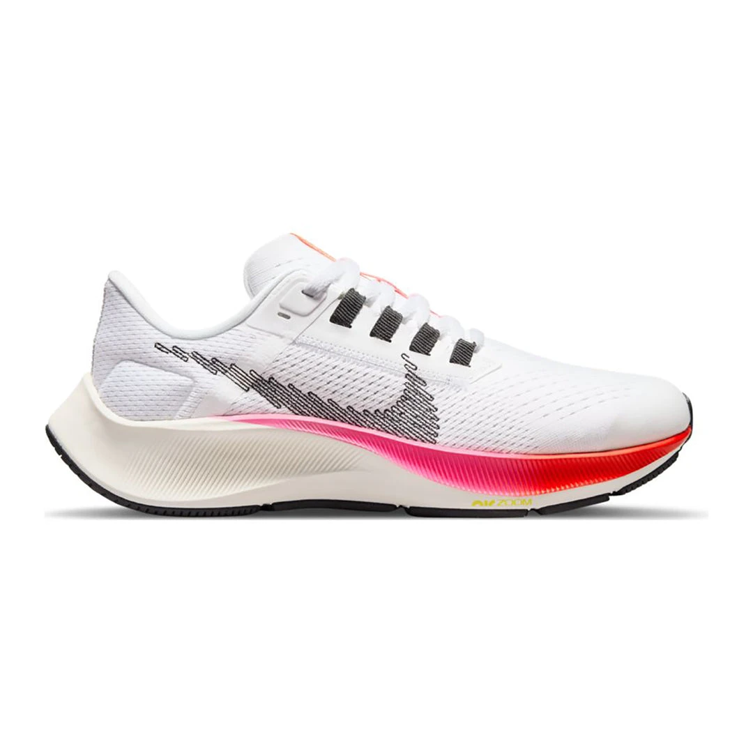Nike Youth Air Zoom Pegasus 38 Running Shoe - White/Black/Football Grey - Regular (D) 1 Nike Youth Air Zoom Pegasus 38 Running Shoe - White/Black/Football Grey - Regular (D)