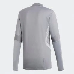 Adidas Men's Tiro 19 Training Top - Grey/White Men's Soccer Training Apparel