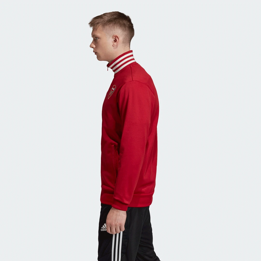 Adidas Arsenal FC 3-Stripes Track Jacket - Active Maroon Fanwear 4 Adidas Arsenal FC 3-Stripes Track Jacket - Active Maroon Fanwear