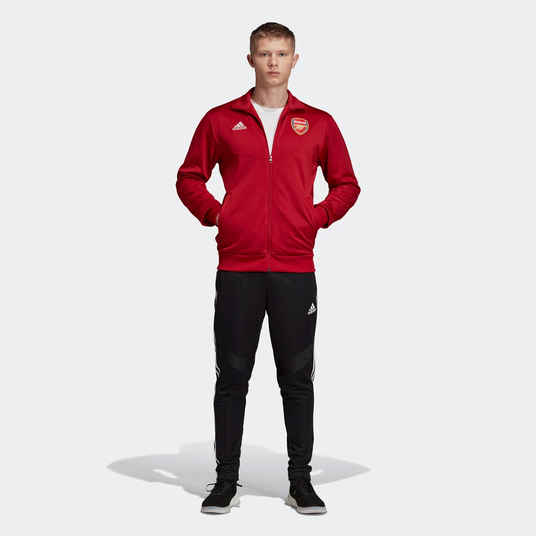 Adidas Arsenal FC 3-Stripes Track Jacket - Active Maroon Fanwear 10 Adidas Arsenal FC 3-Stripes Track Jacket - Active Maroon Fanwear