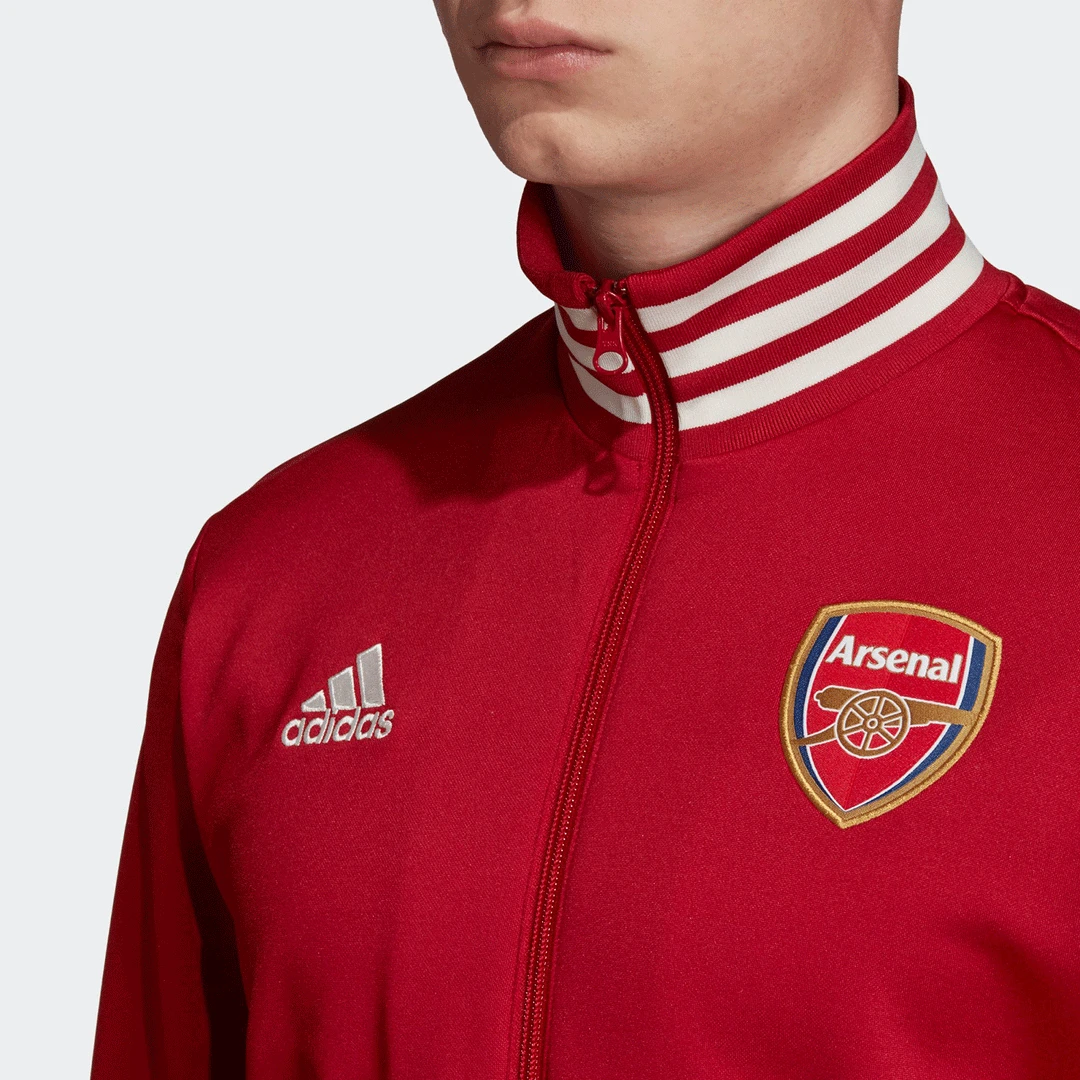 Adidas Arsenal FC 3-Stripes Track Jacket - Active Maroon Fanwear 6 Adidas Arsenal FC 3-Stripes Track Jacket - Active Maroon Fanwear