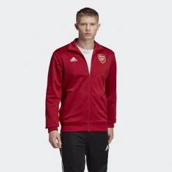Adidas Arsenal FC 3-Stripes Track Jacket - Active Maroon Fanwear 12 Adidas Arsenal FC 3-Stripes Track Jacket - Active Maroon Fanwear