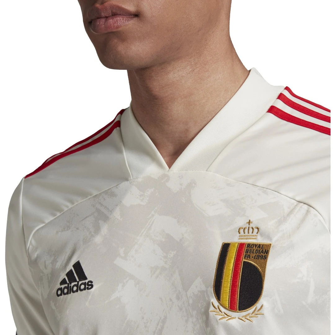 Adidas Fanwear Belgium 2020/21 Away Jersey - Off White 3 Adidas Fanwear Belgium 2020/21 Away Jersey - Off White