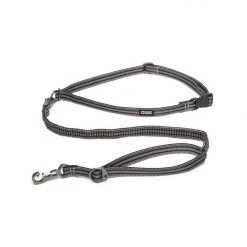 Stunt Puppy Go Dog Glow Stunt Runner Leash - Black Reflective Accessories