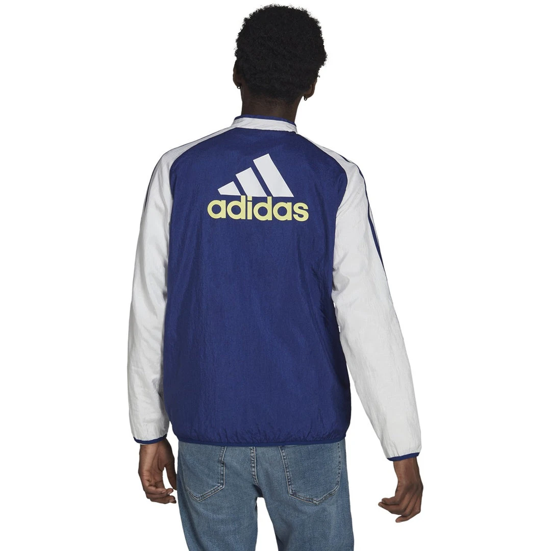 Adidas Fanwear Juventes IconWoven Jacket - Victory Blue/White 2 Adidas Fanwear Juventes IconWoven Jacket - Victory Blue/White