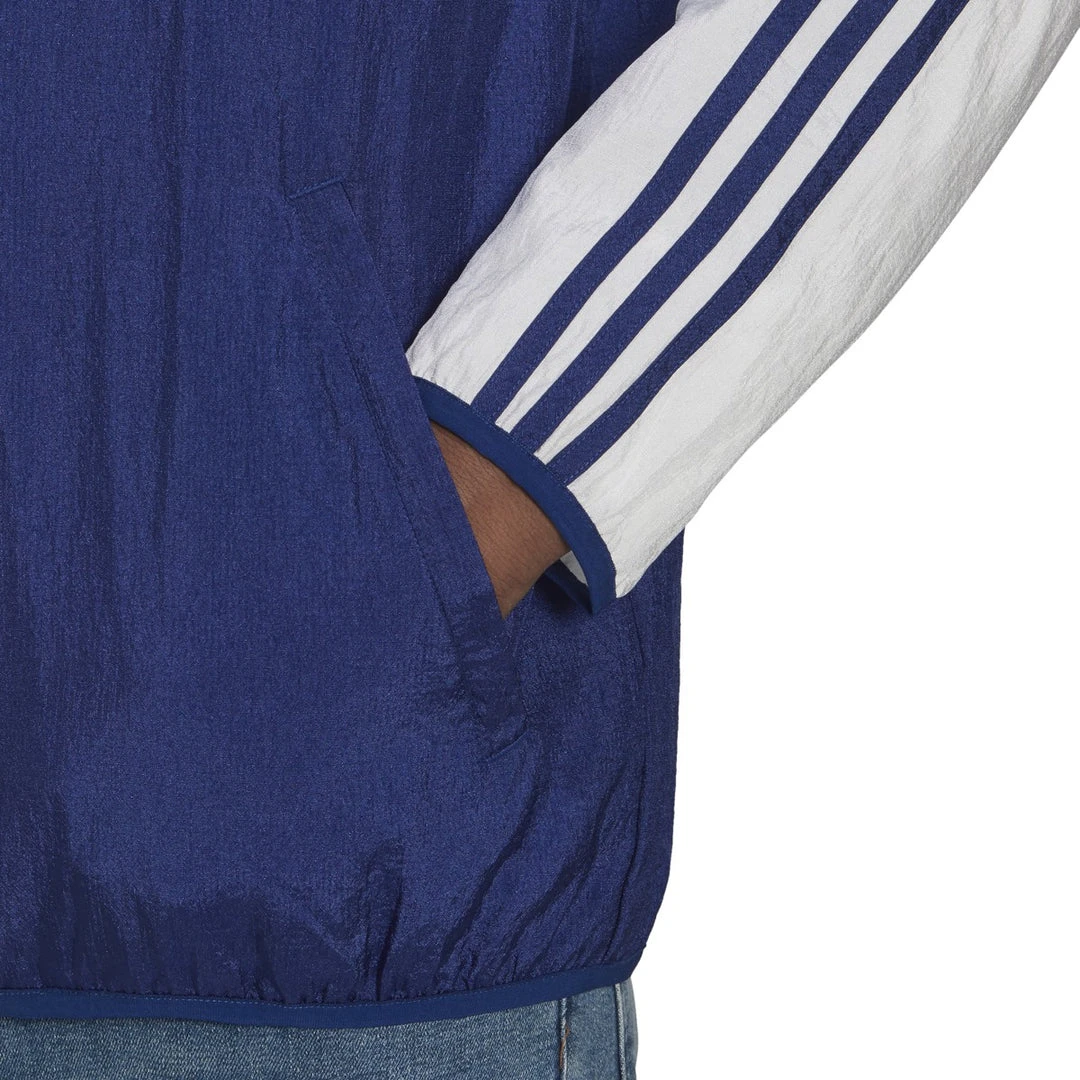 Adidas Fanwear Juventes IconWoven Jacket - Victory Blue/White 5 Adidas Fanwear Juventes IconWoven Jacket - Victory Blue/White