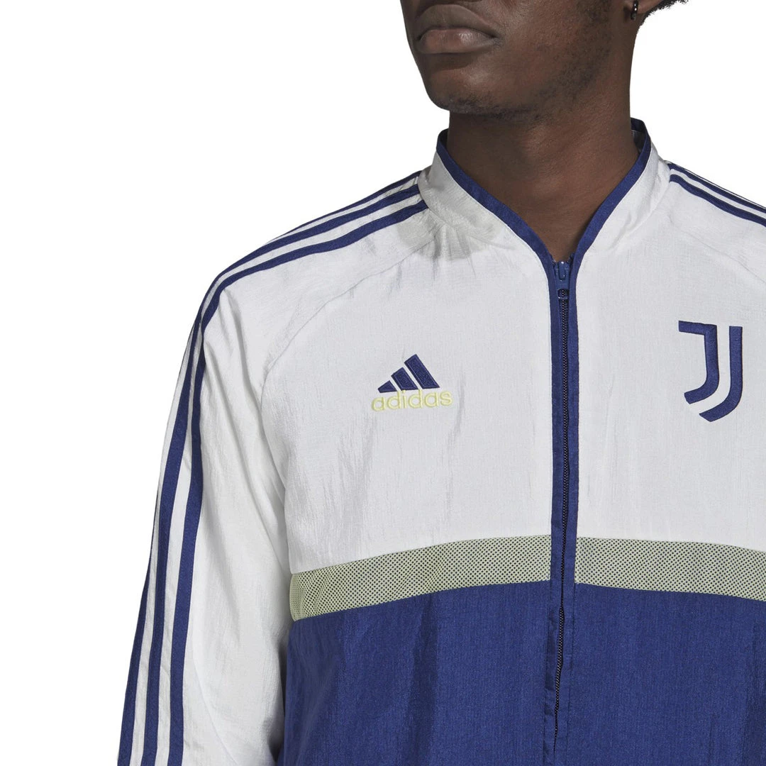 Adidas Fanwear Juventes IconWoven Jacket - Victory Blue/White 4 Adidas Fanwear Juventes IconWoven Jacket - Victory Blue/White