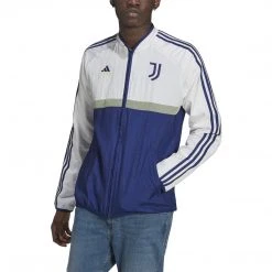 Adidas Fanwear Juventes IconWoven Jacket - Victory Blue/White 7 Adidas Fanwear Juventes IconWoven Jacket - Victory Blue/White