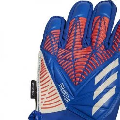 Adidas Youth Predator Glove Match Fingersafe Junior - Blue/Turbo White 5 Adidas Youth Predator Glove Match Fingersafe Junior - Blue/Turbo White