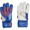 Adidas Youth Predator Glove Match Fingersafe Junior - Blue/Turbo White