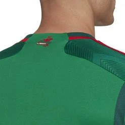 Adidas Men's Mexico 2022 Home Jersey - Vivid Green International Teams 9 Adidas Men's Mexico 2022 Home Jersey - Vivid Green International Teams