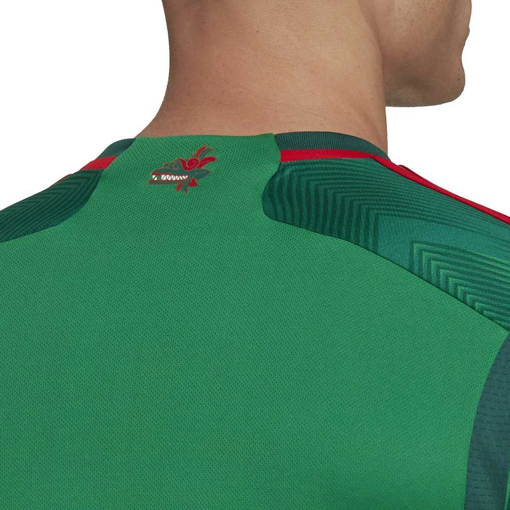 Adidas Men's Mexico 2022 Home Jersey - Vivid Green International Teams 5 Adidas Men's Mexico 2022 Home Jersey - Vivid Green International Teams