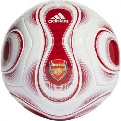 Adidas Balls Arsenal FC Club Home Soccer Ball - White/Scarlet/Red
