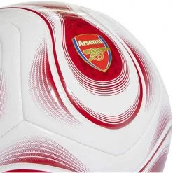 Adidas Balls Arsenal FC Club Home Soccer Ball - White/Scarlet/Red