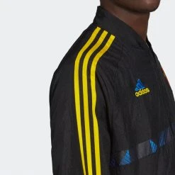 Adidas Manchester United Icon Woven Jacket - Black